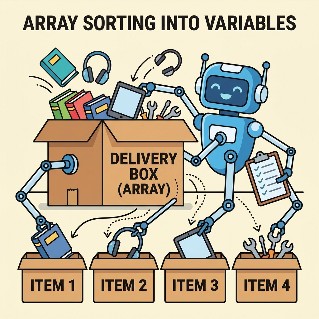 Illustration of array_destructuring