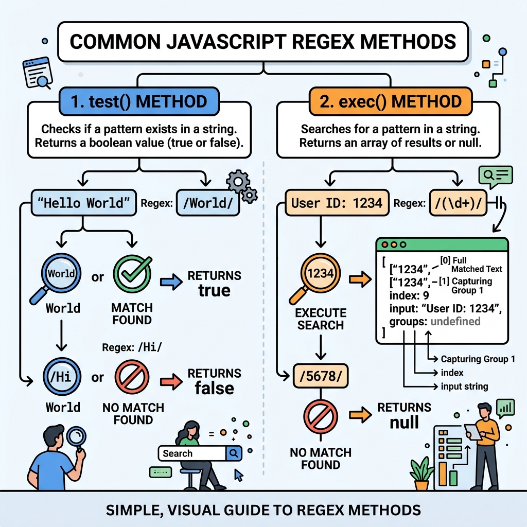Illustration of Common Regex Methods