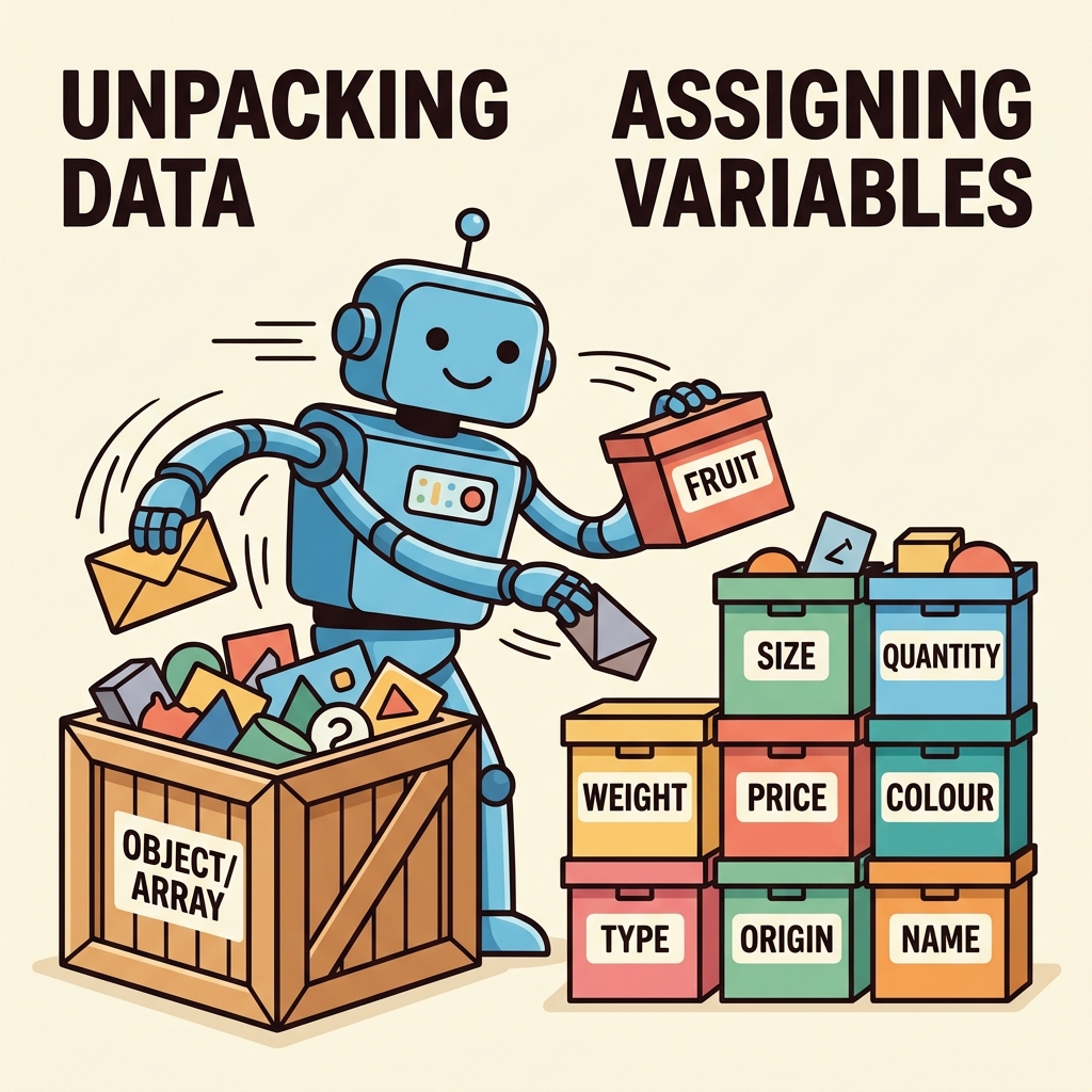 Illustration of destructuring_recap
