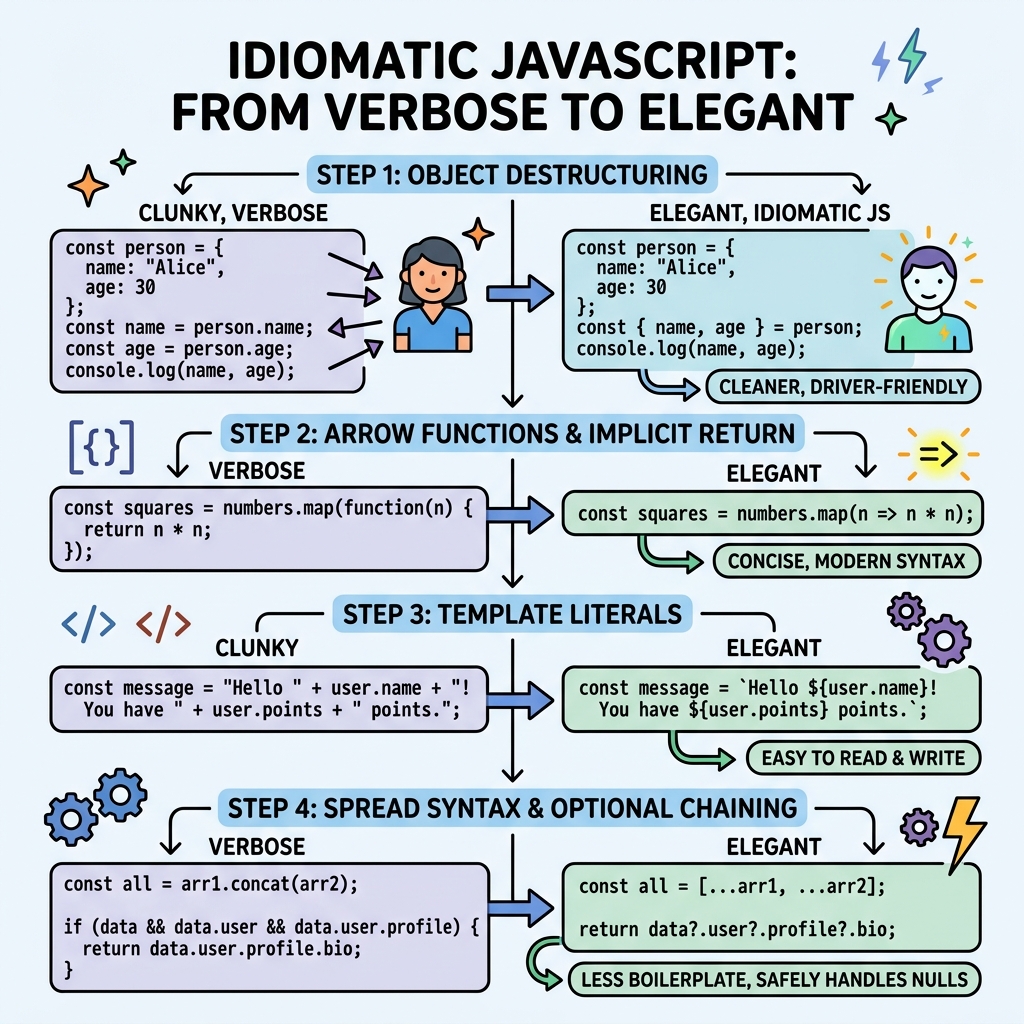 Illustration of Idiomatic JavaScript