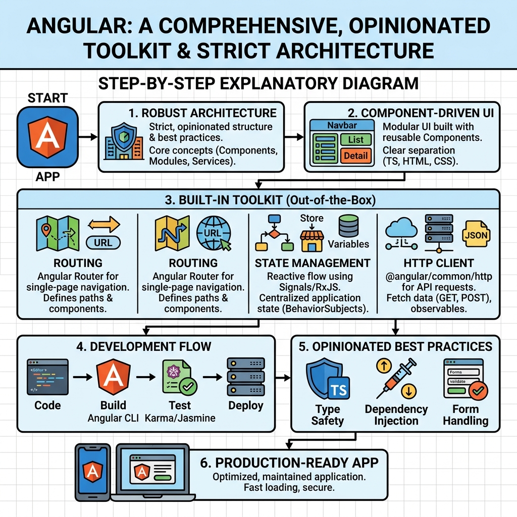 Illustration of Overview of Angular