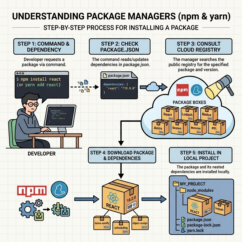 Illustration of Package Managers