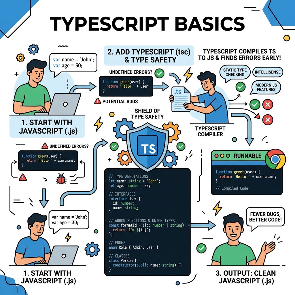 Illustration of TypeScript Basics