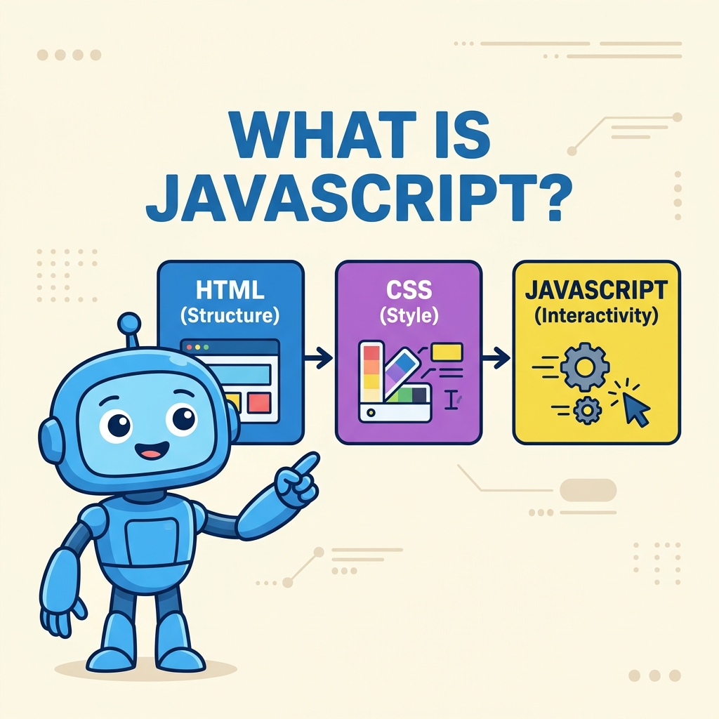 Illustration of What is JavaScript?