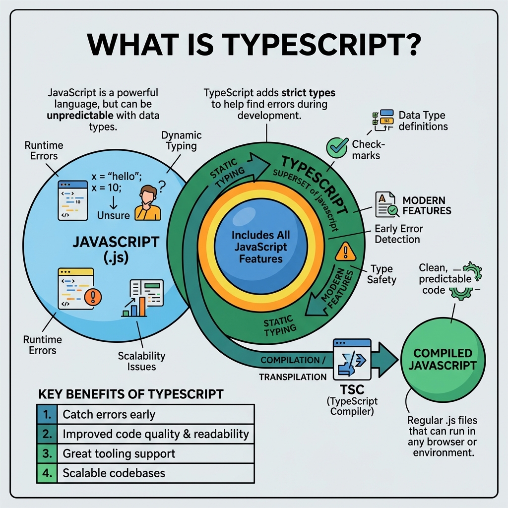 Illustration of What is TypeScript?