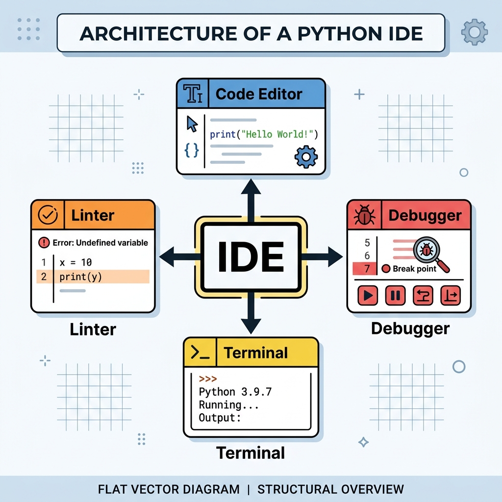 Architecture of a Python IDE