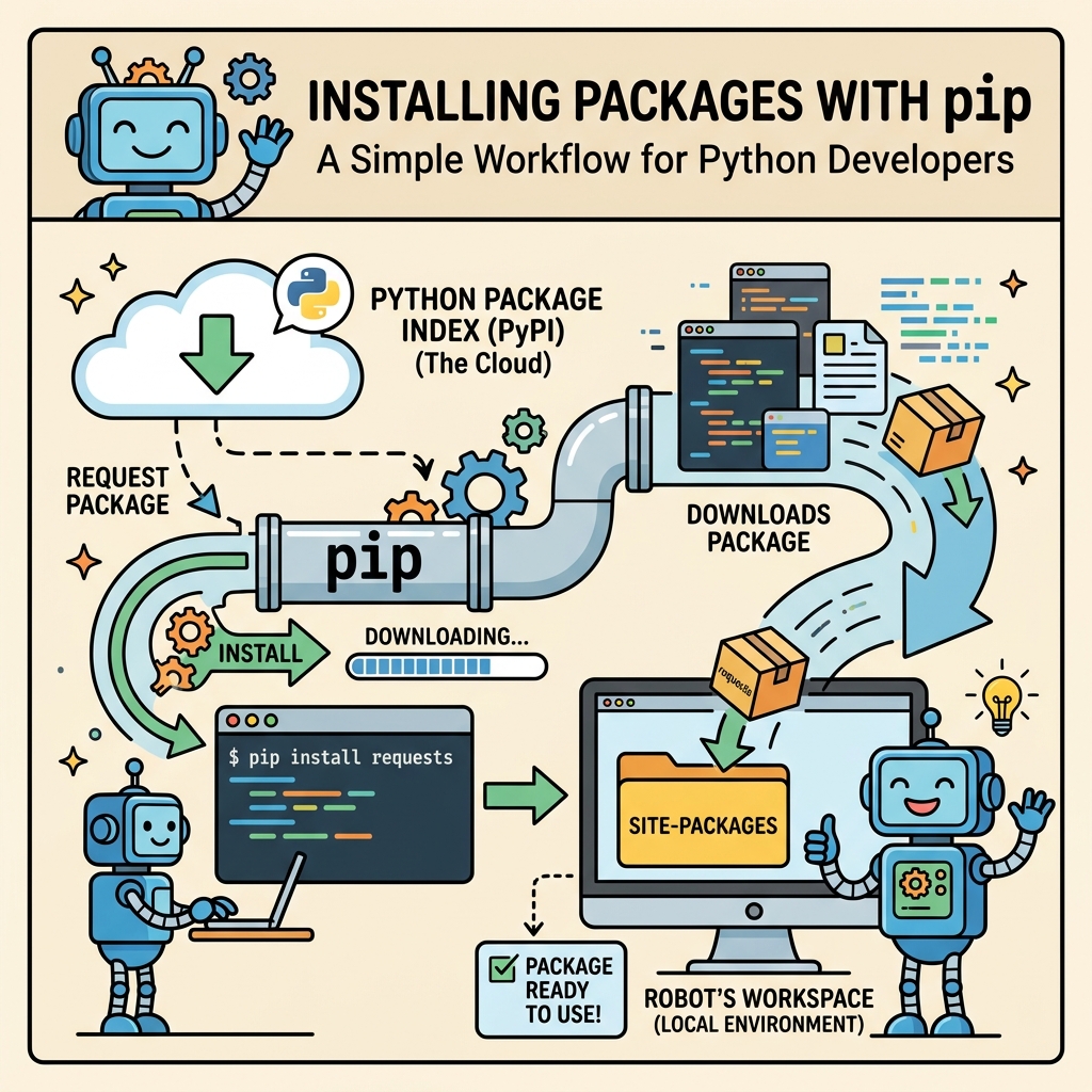 Architecture of Installing Packages (pip)