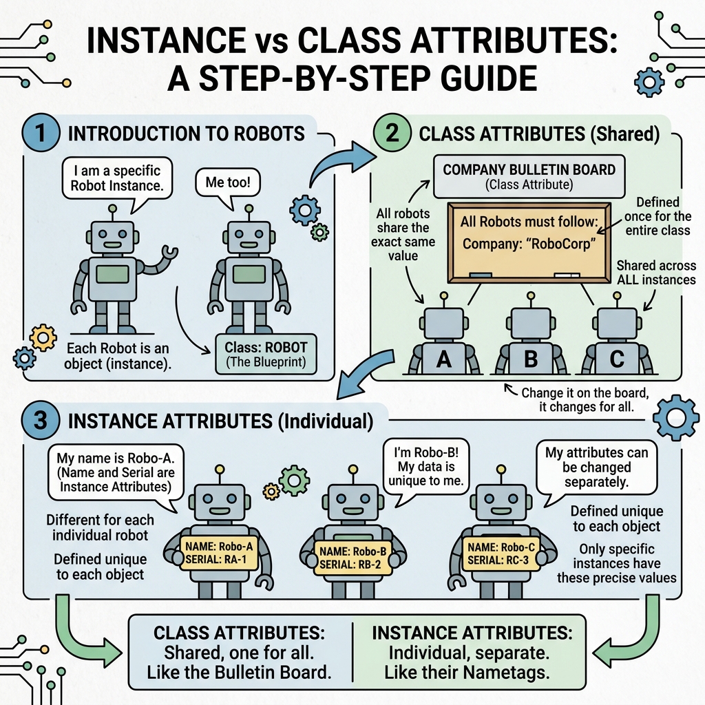 Architecture of Instance vs Class Attributes