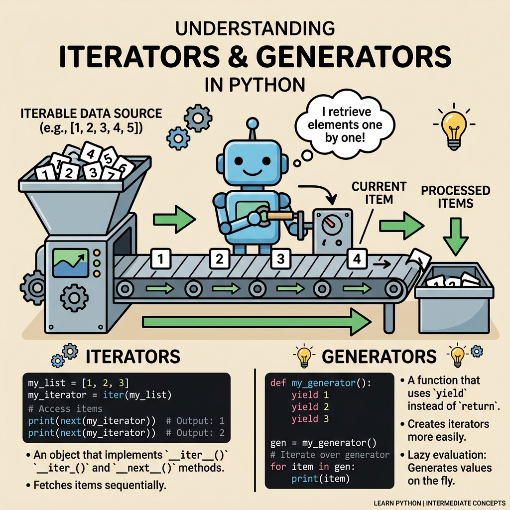 Architecture of Iterators & Generators