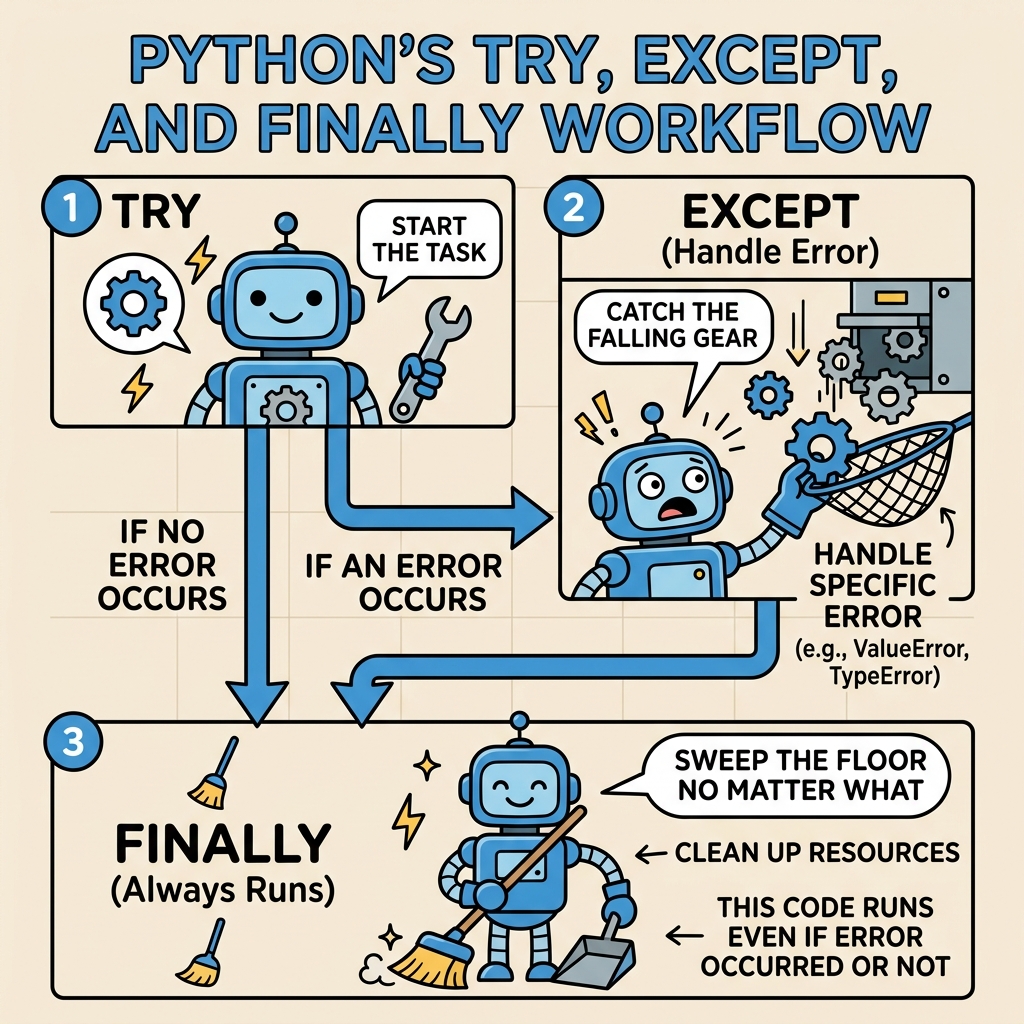 Architecture of Try, Except & Finally